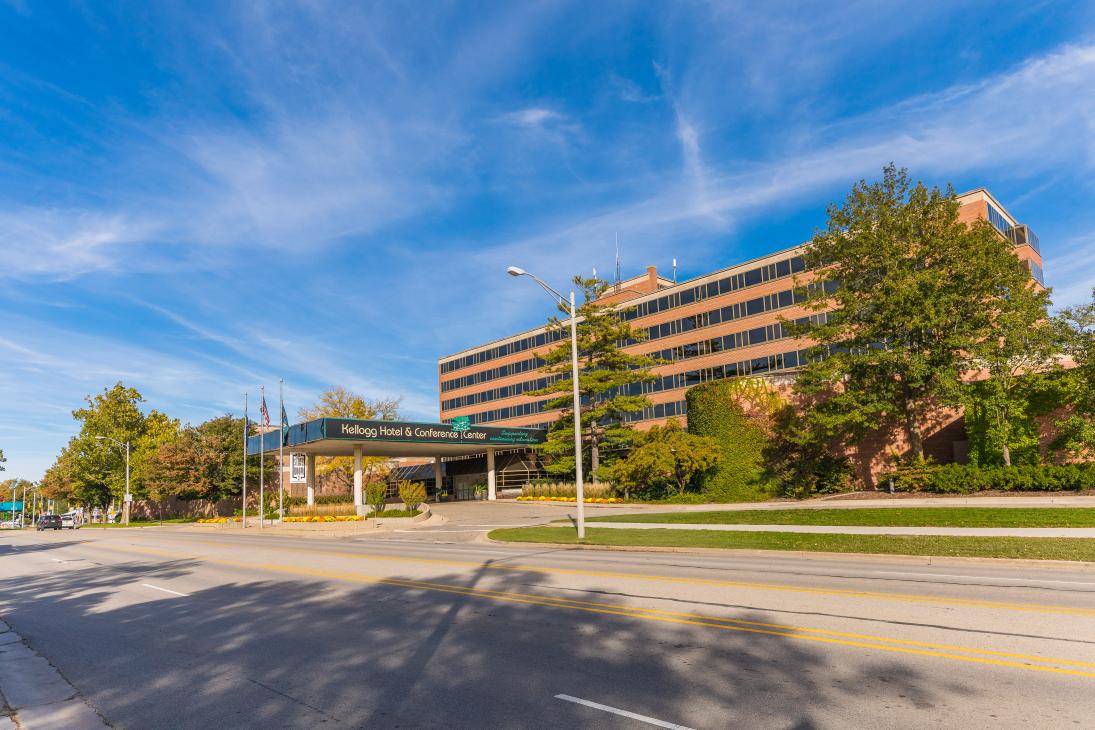 Front Entrance of Kellogg Center