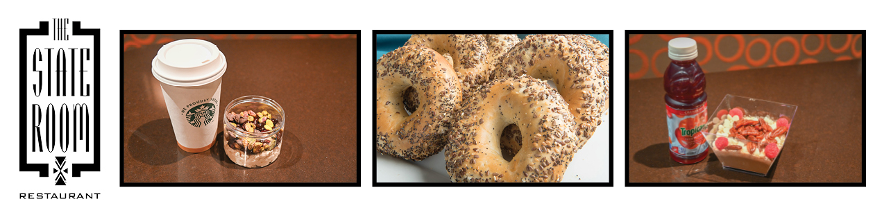 State Room breakfast options
